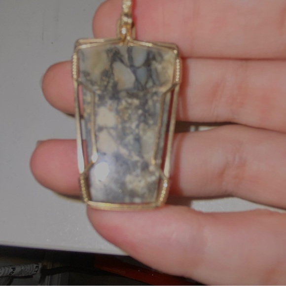 JASPER NECKLACE CHARM!! - Picture 2 of 3